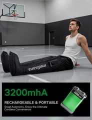 Medisana Leg Compression Massager calf zone inflates for fatigue relief after training