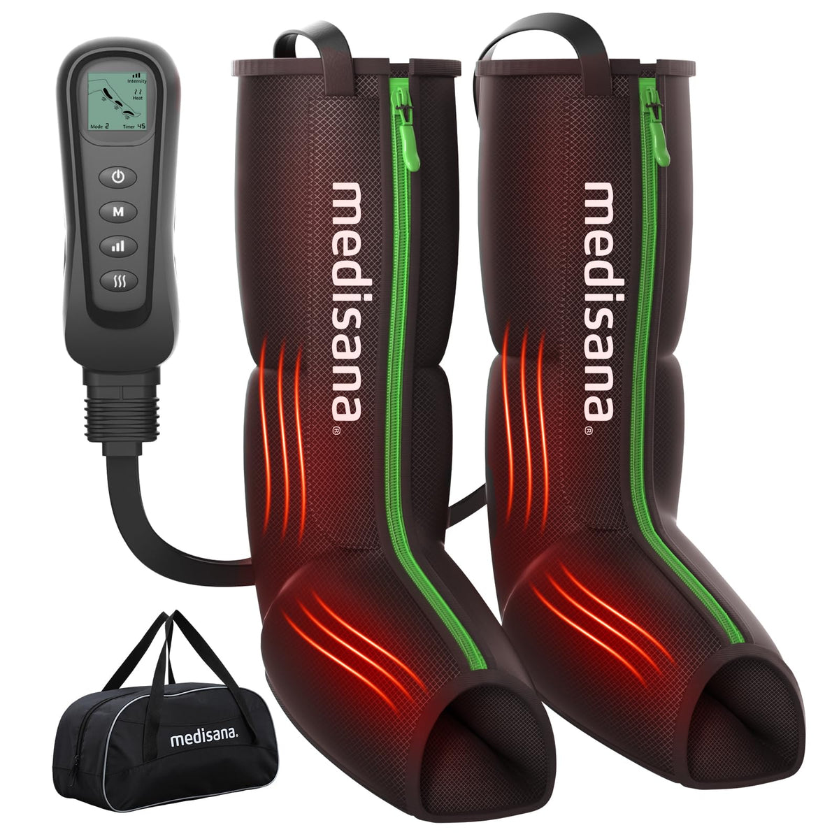 Medisana leg massager calf and foot massage for improved circulation and comfort