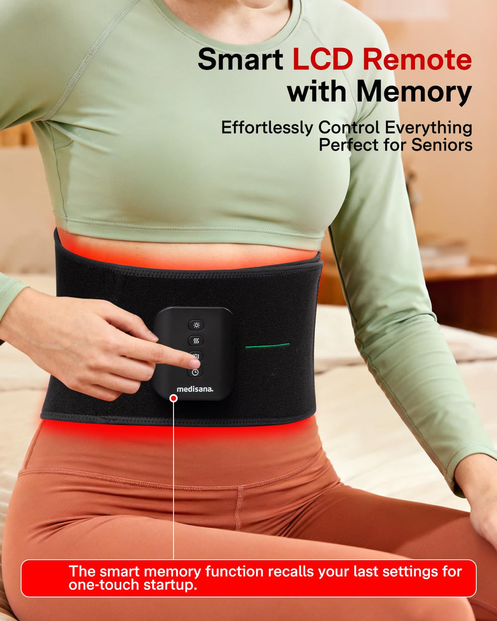 Medisana smart-memory timer for one-touch setup
