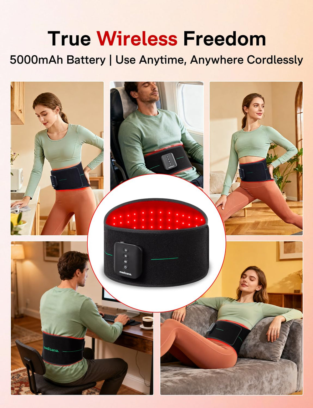 Medisana vibration modes offering customizable tension relief