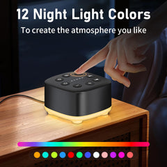 Meditation built-in night light with adjustable brightness for gentle lighting