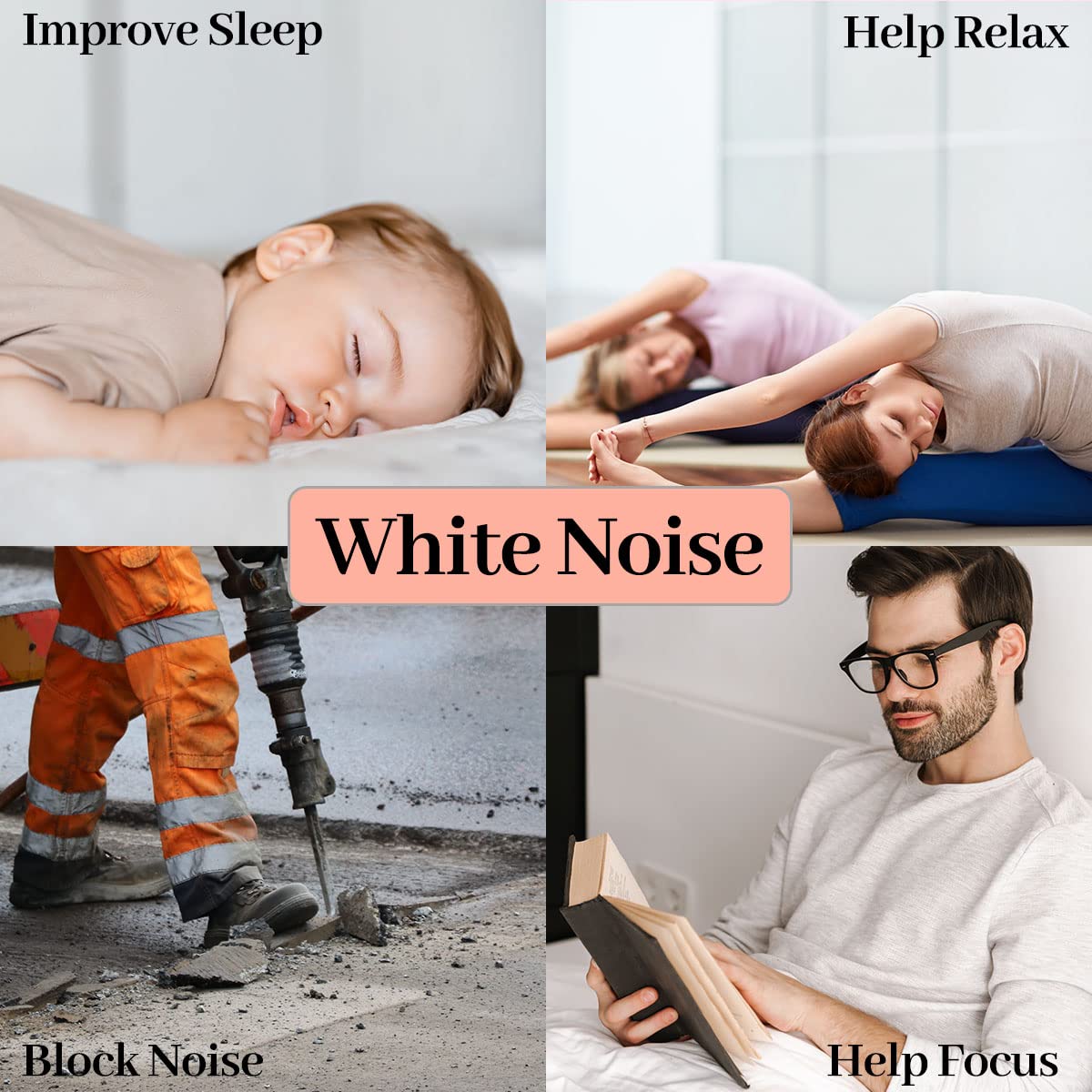 Meditation white noise device certifications and warranty reassure safe, reliable use.