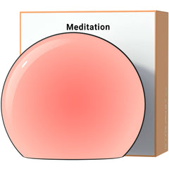 Meditation white noise device front view for quiet nights and easy bedside setup.