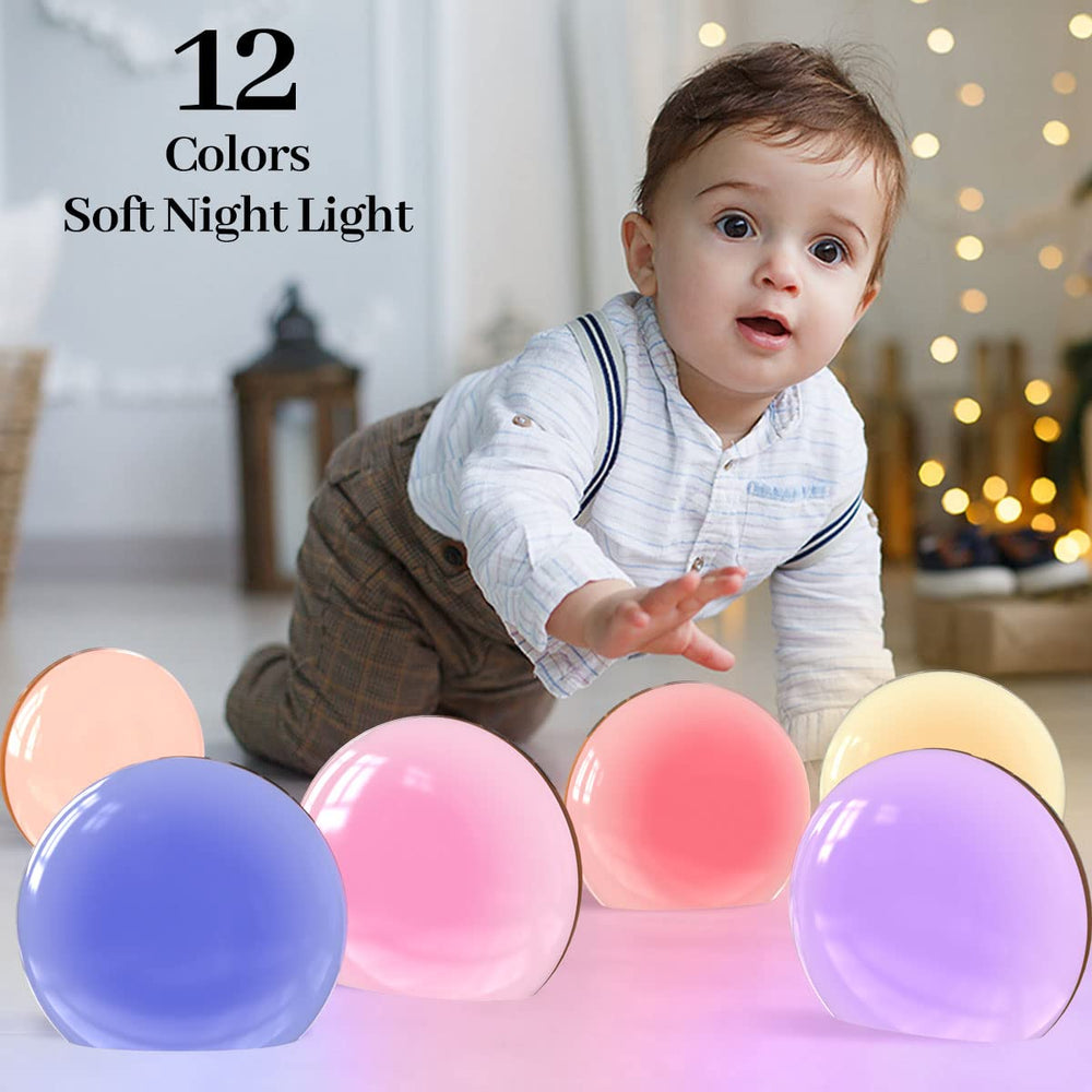 Meditation sound machine showing timer and memory features for peaceful nights.