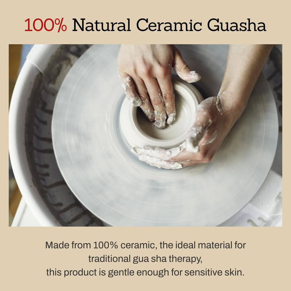 MEDITHERAPY Soksal Guasha durable ceramic tool for daily massage