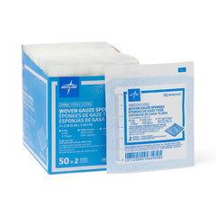 Medline gauze sponge flat-pack for quick, clean dressing changes