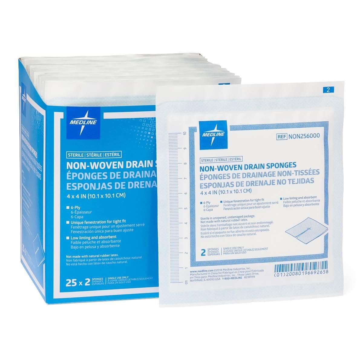 Medline gauze sponge usage application supports routine care tasks