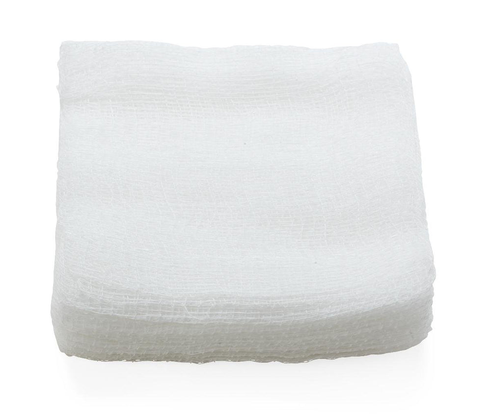 Medline sterile gauze sponge 4x4 inch, 12-ply, ideal for wound dressing and gentle cleaning.