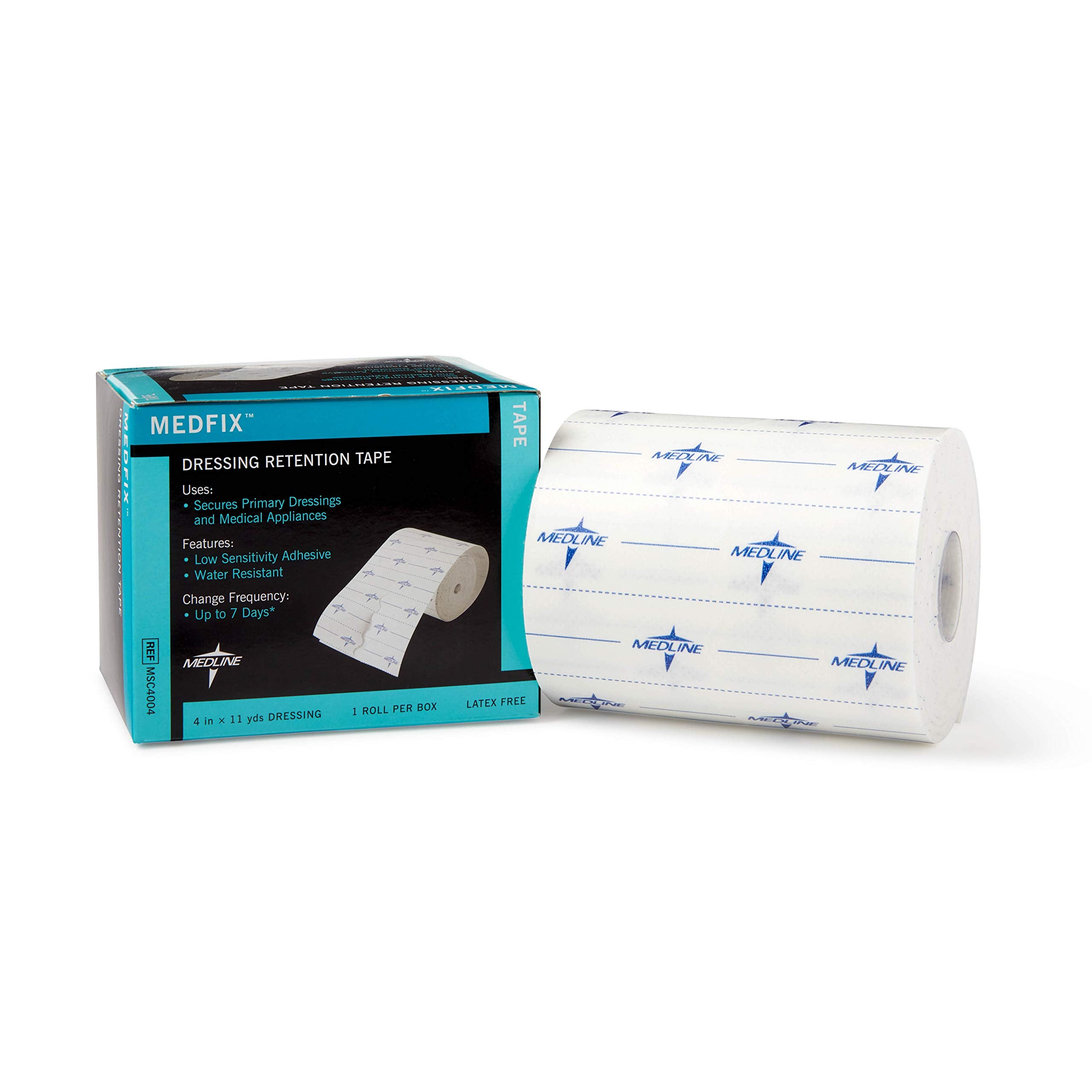 MedFix tape packaging demonstrates secure dressing retention and skin-friendly adhesive.