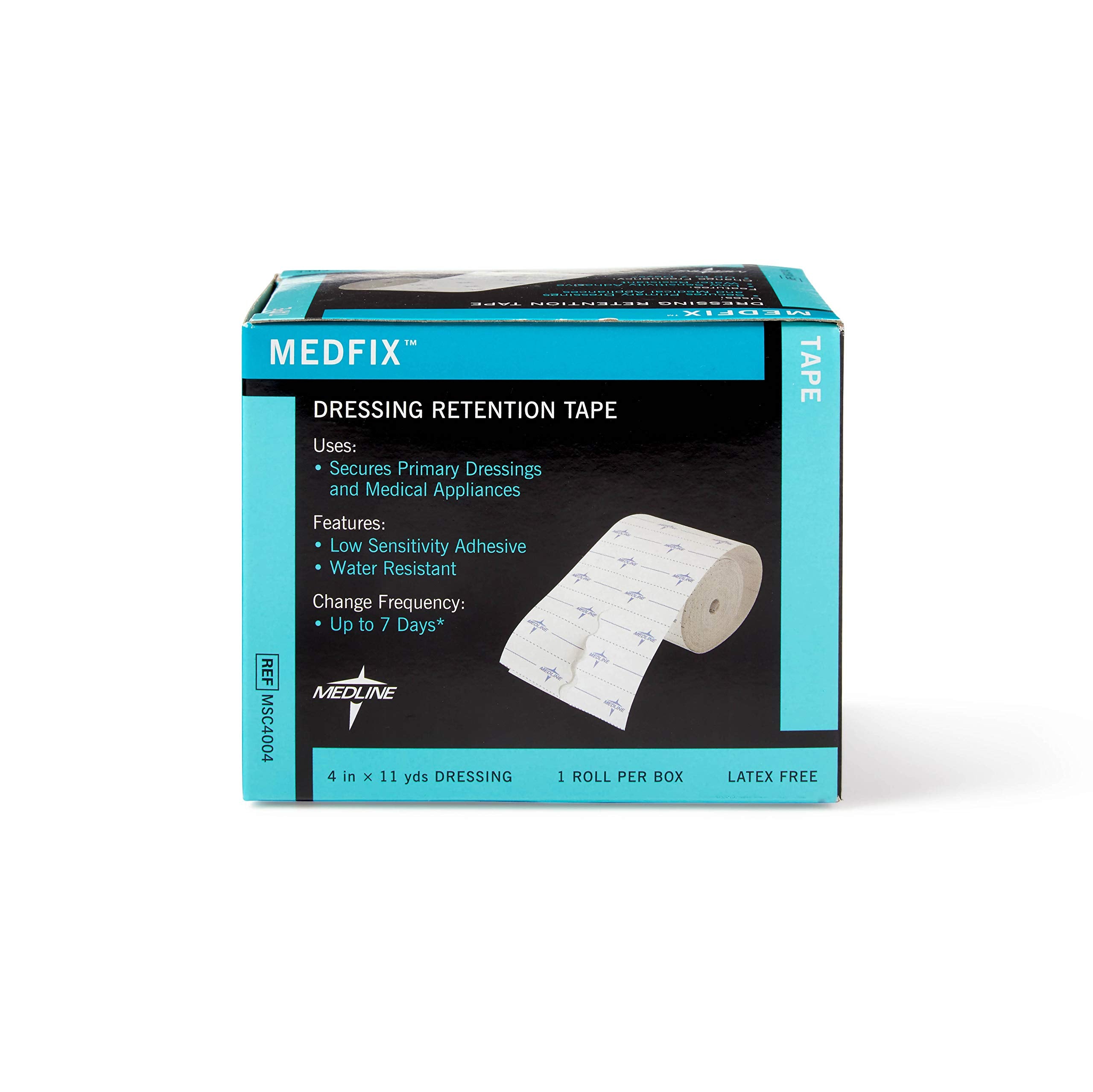 MedFix tape secures a gastrostomy tube, showing versatile application.