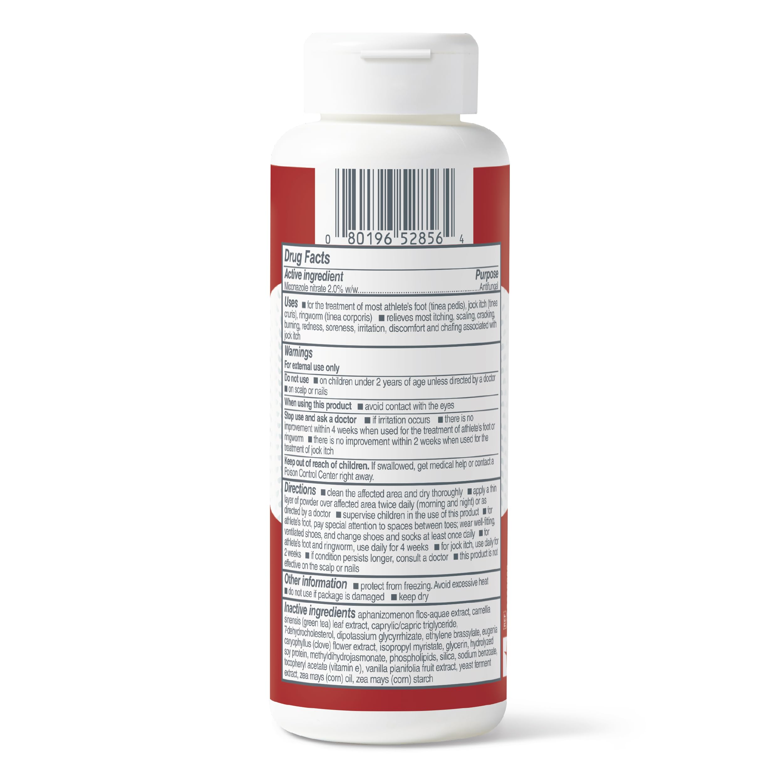 Medline Remedy bottle with label showing 2% miconazole and vanilla fragrance.