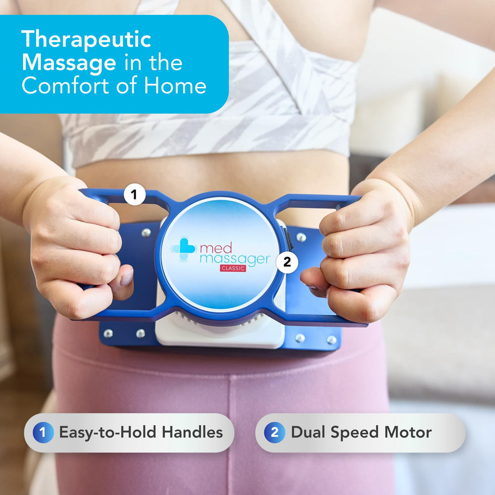 MedMassager Classic dual speed settings enable customizable deep tissue relief