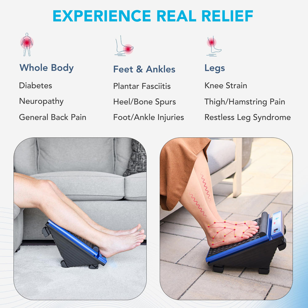 MedMassager Foot Massager Classic control panel with dual-speed settings