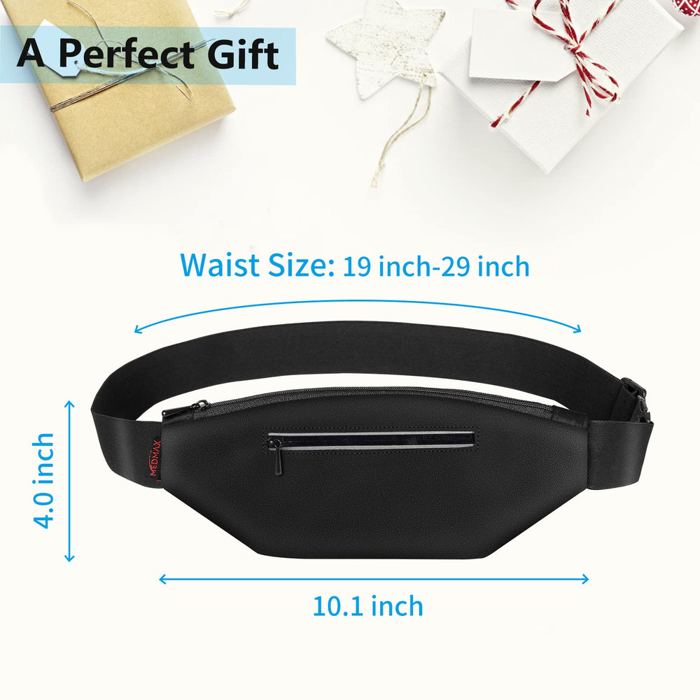 MEDMAX adjustable strap fits waists 19 to 29 inches for versatile wear.