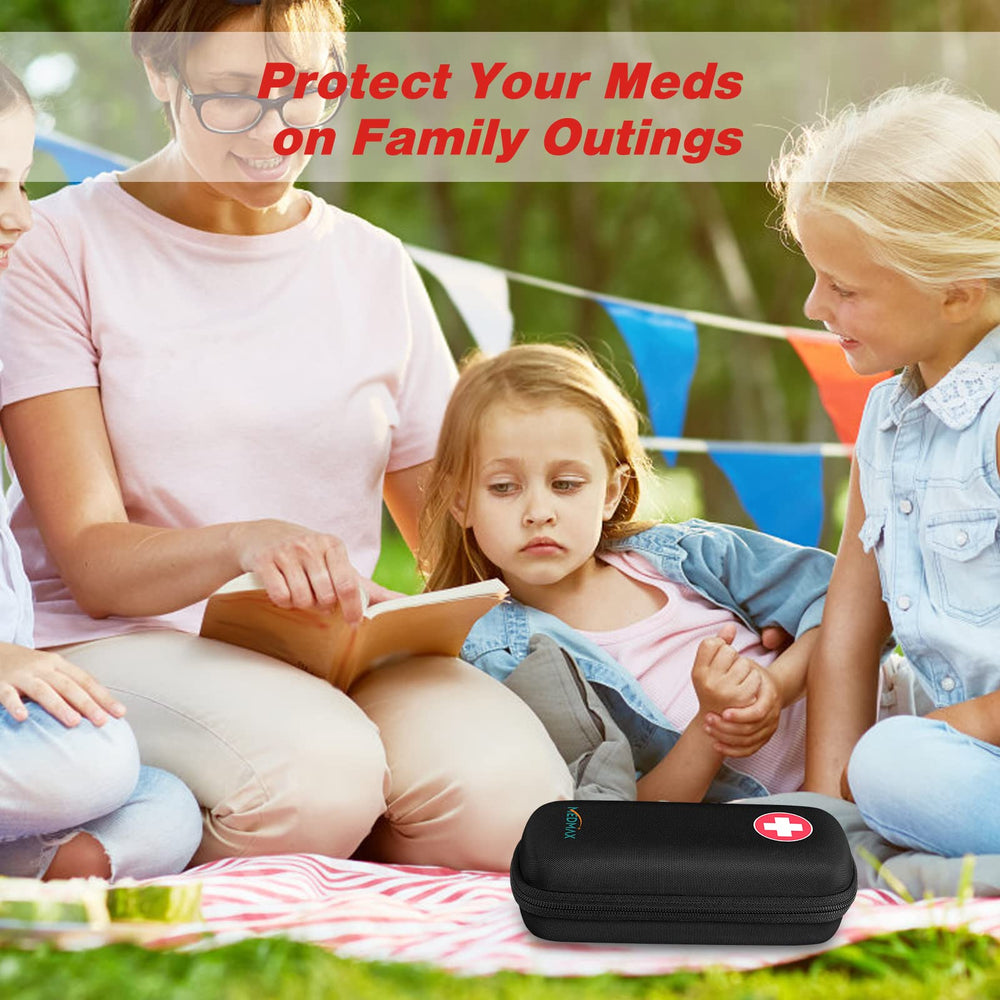 MEDMAX Epipen case dedicated compartment for asthma inhaler and antihistamines