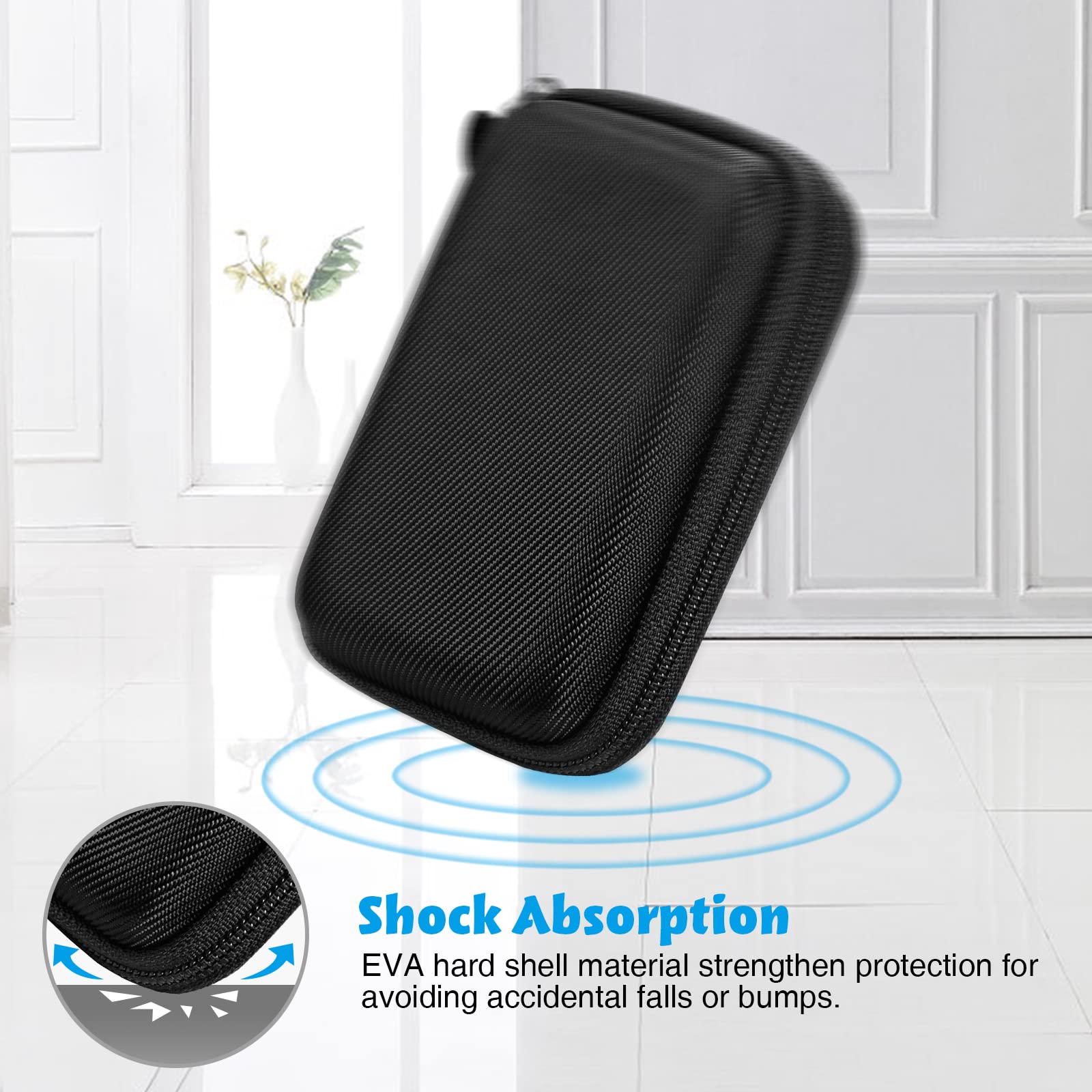 MEDMAX case features a durable zipper for secure travel