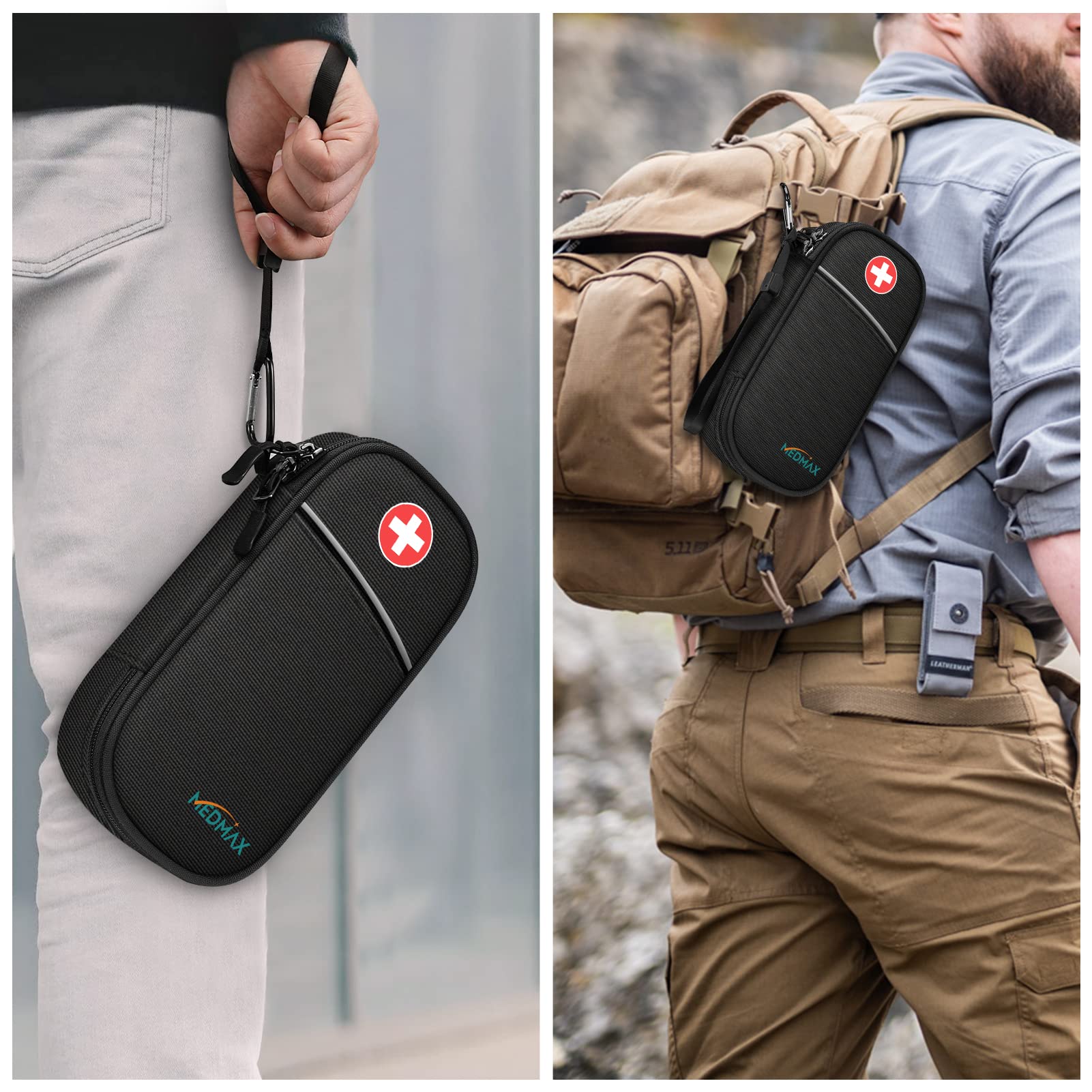 MEDMAX insulin cooler travel case ice packs included for quick chilling