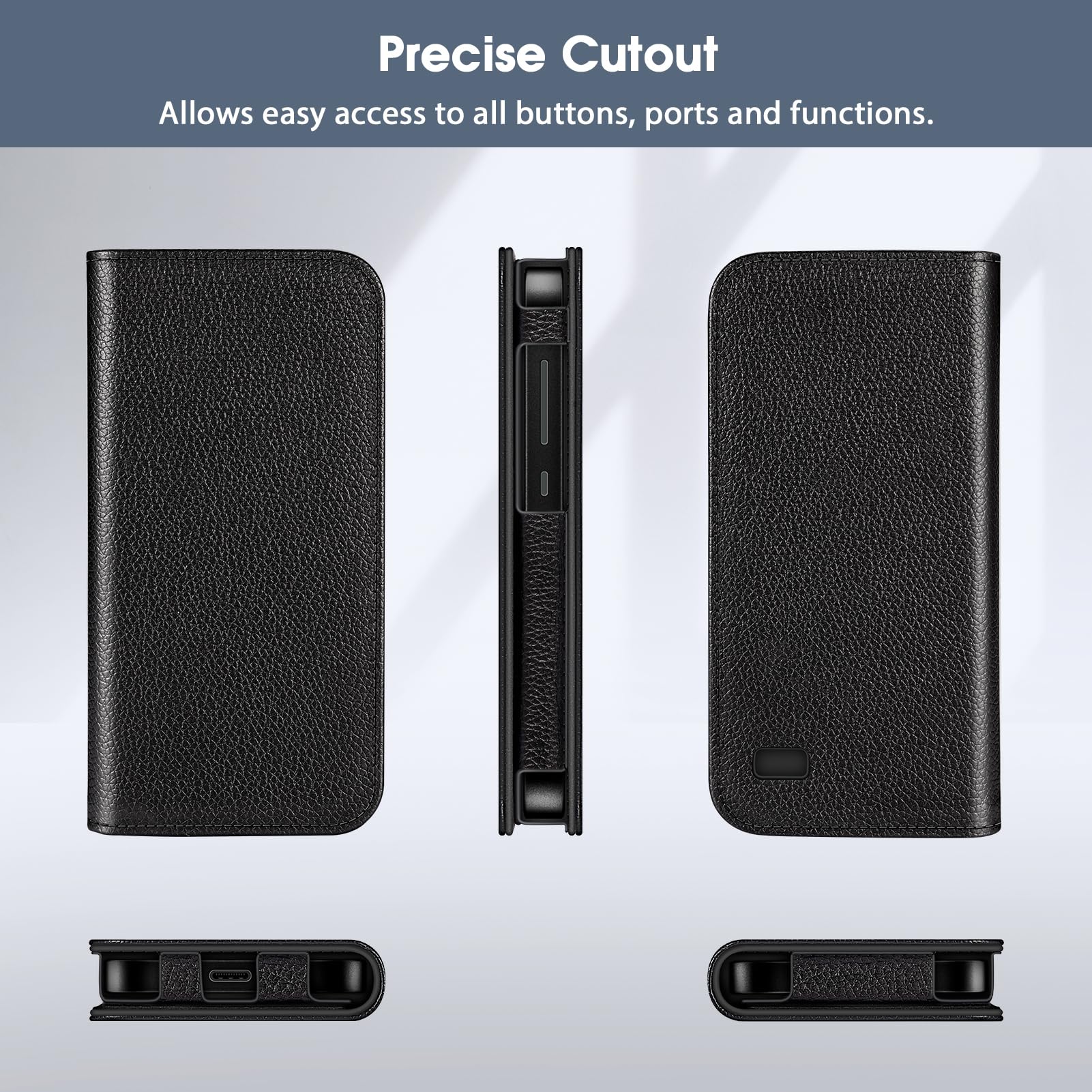 MEDMAX PU leather case—durable material protects Omnipod 5 from slips.