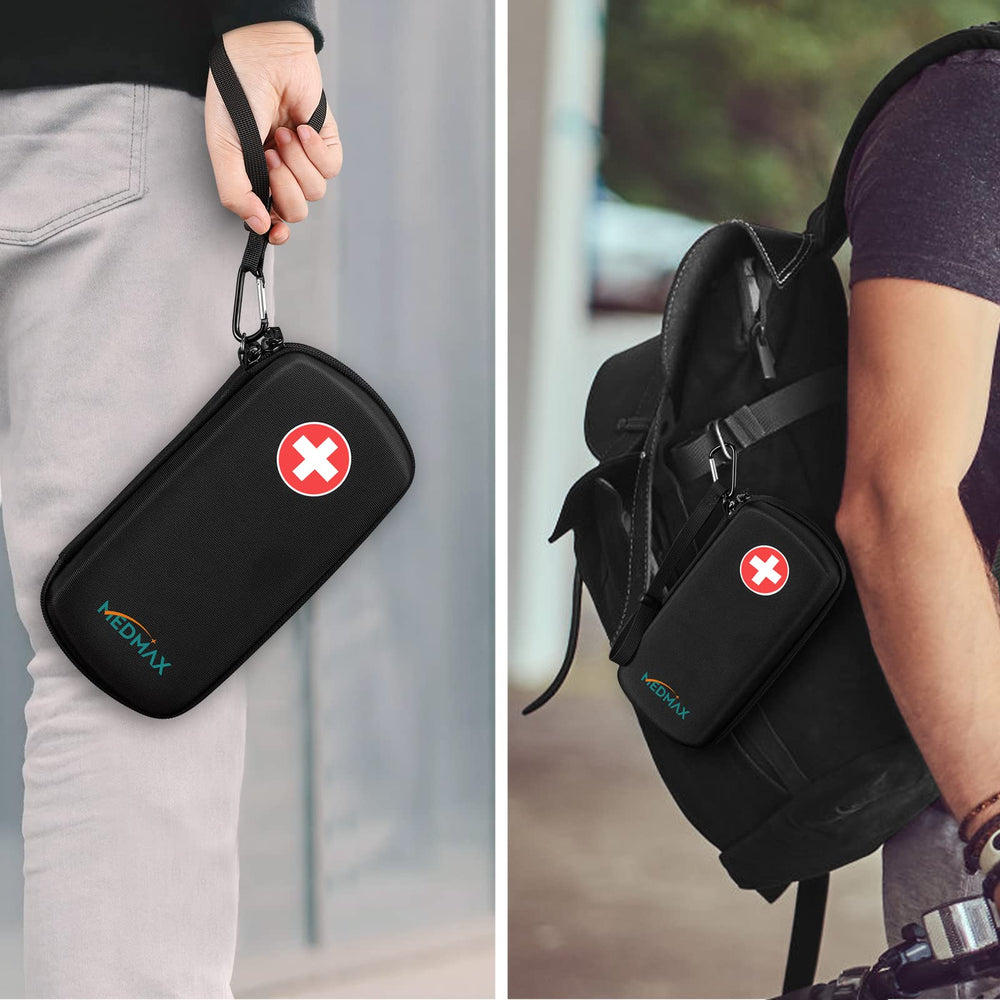 MEDMAX soft padding and hard shell protect from bumps and scratches