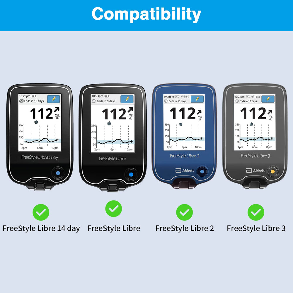 MEDMAX silicone case for Freestyle Libre 3 – back view shows slip-resistant texture