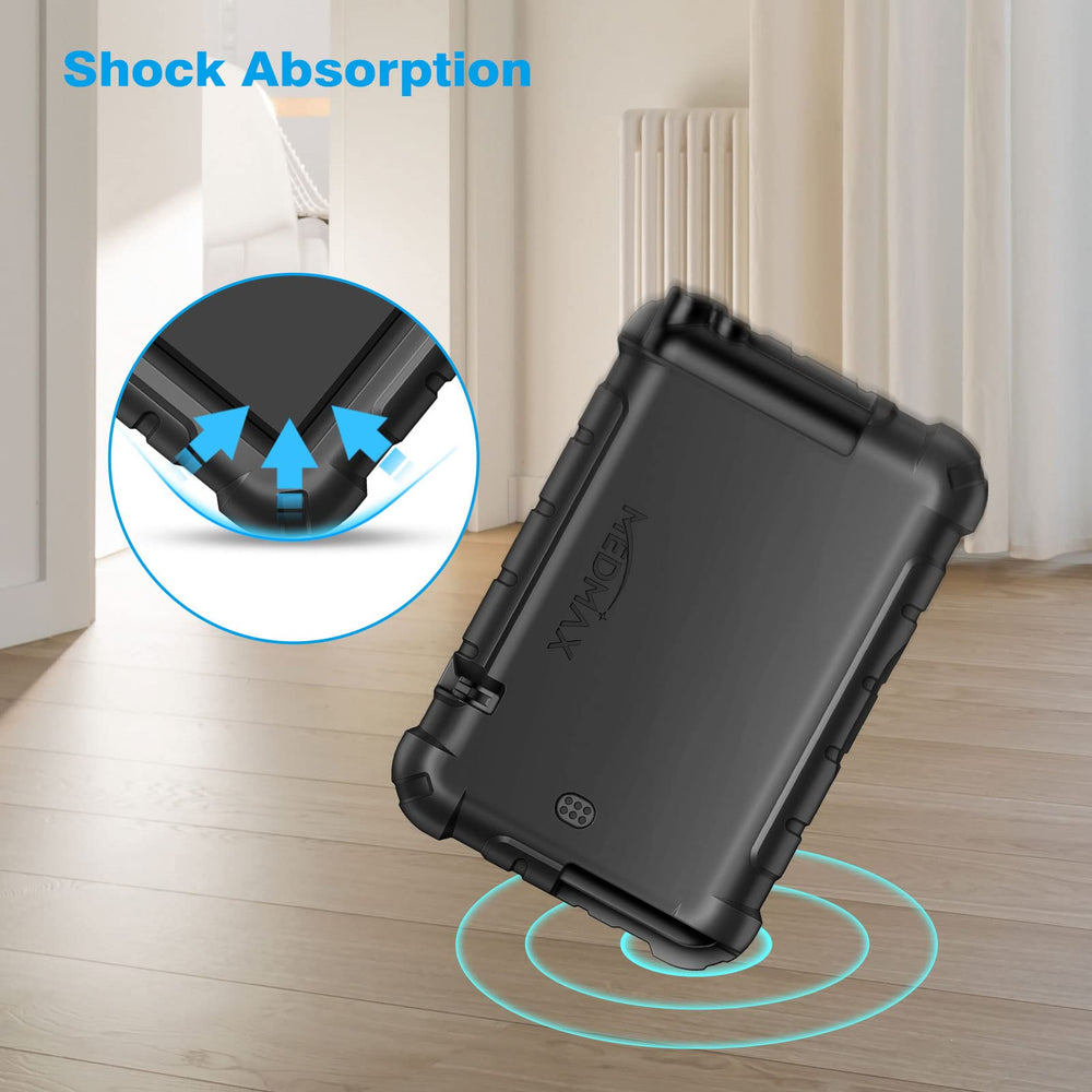 MEDMAX silicone case back view offers full coverage and screen protection.