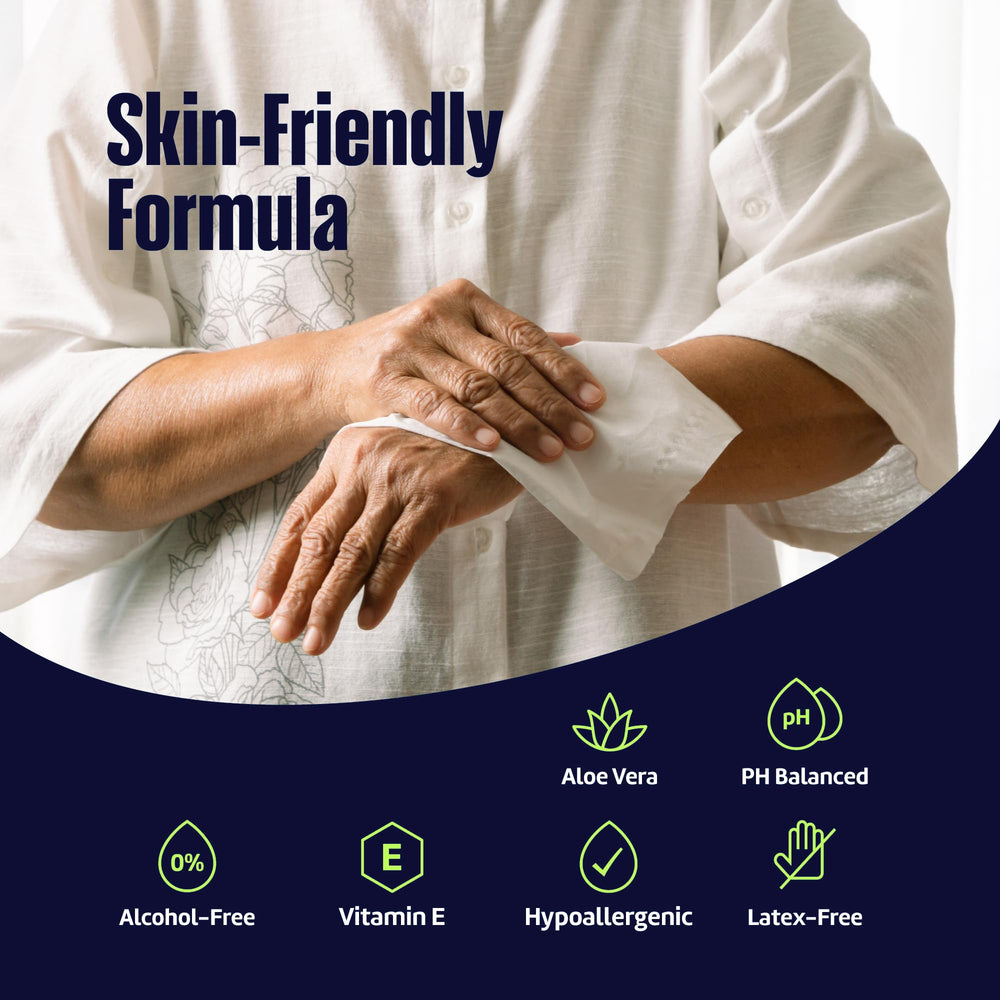 MedStar flip-top lid enables one-handed access and keeps wipes moist.