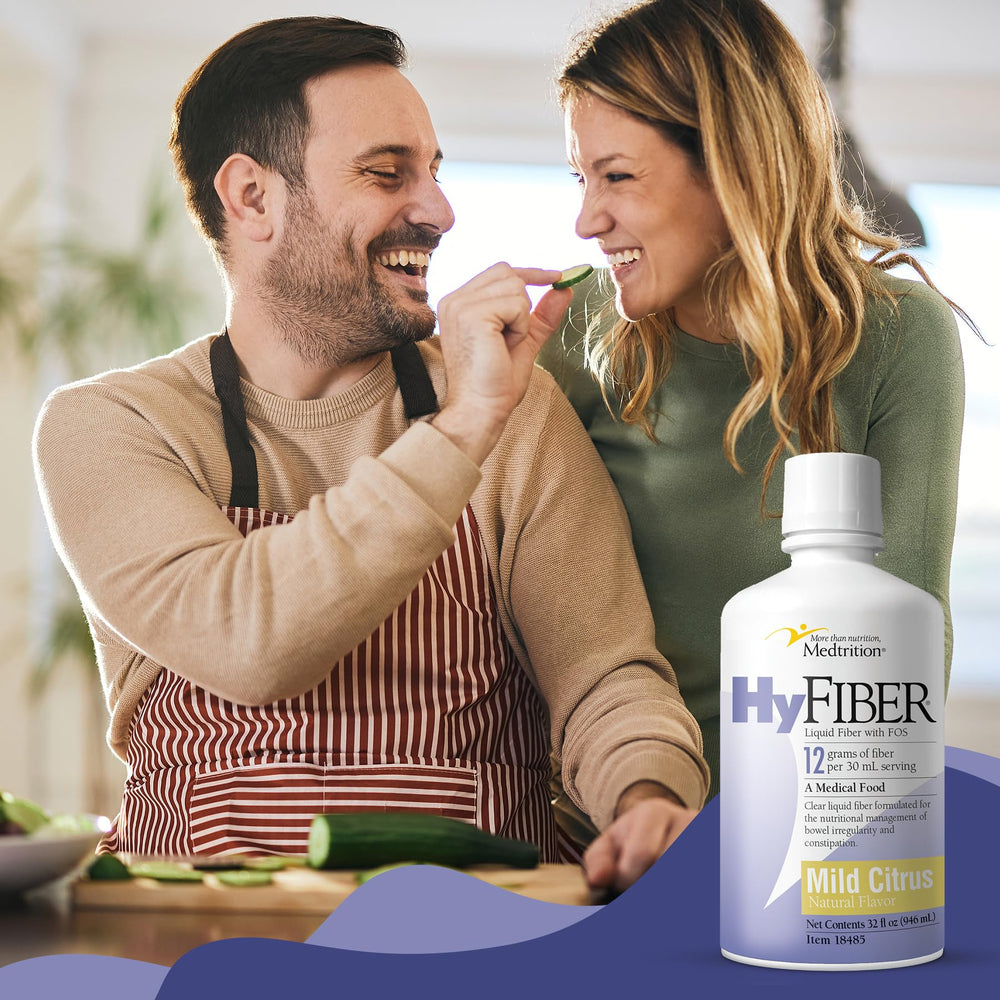 Medtrition HyFiber Daily 32 oz bottle ideal for everyday routine.