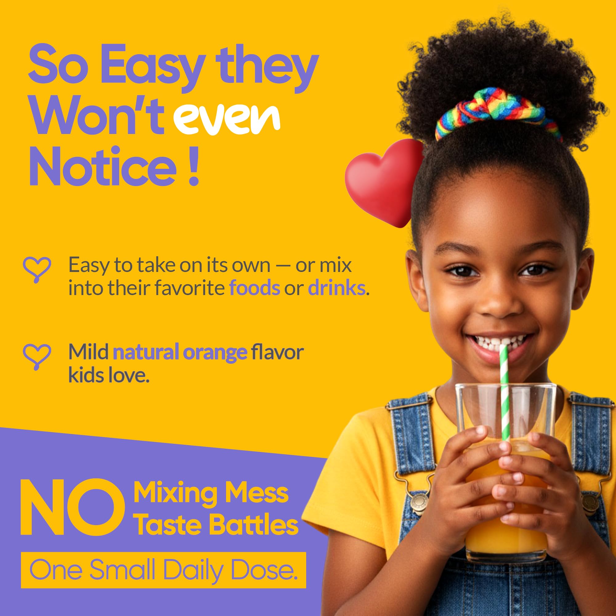 Medtrition HyFiber Kids straight serving for simple daily use.