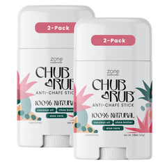 MedZone Zone Naturals Chub Rub Stick pack front view for all-day comfort.