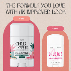 MedZone Zone Naturals Chub Rub Stick in twist-up design ready for quick application.