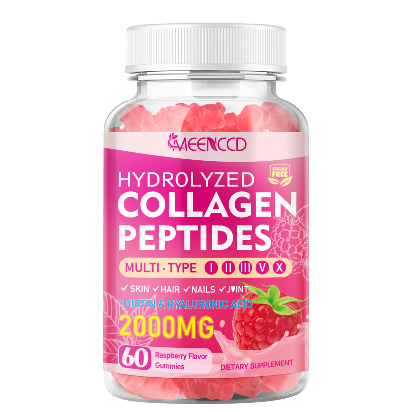 Presentación de 60 gomitas para un mes de uso.