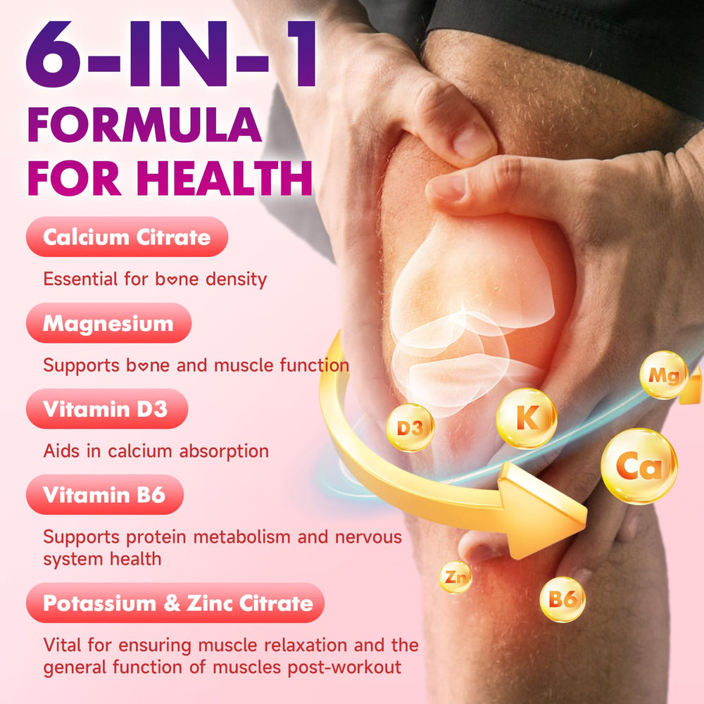 Nutrition facts emphasize 1000mg calcium citrate per gummy