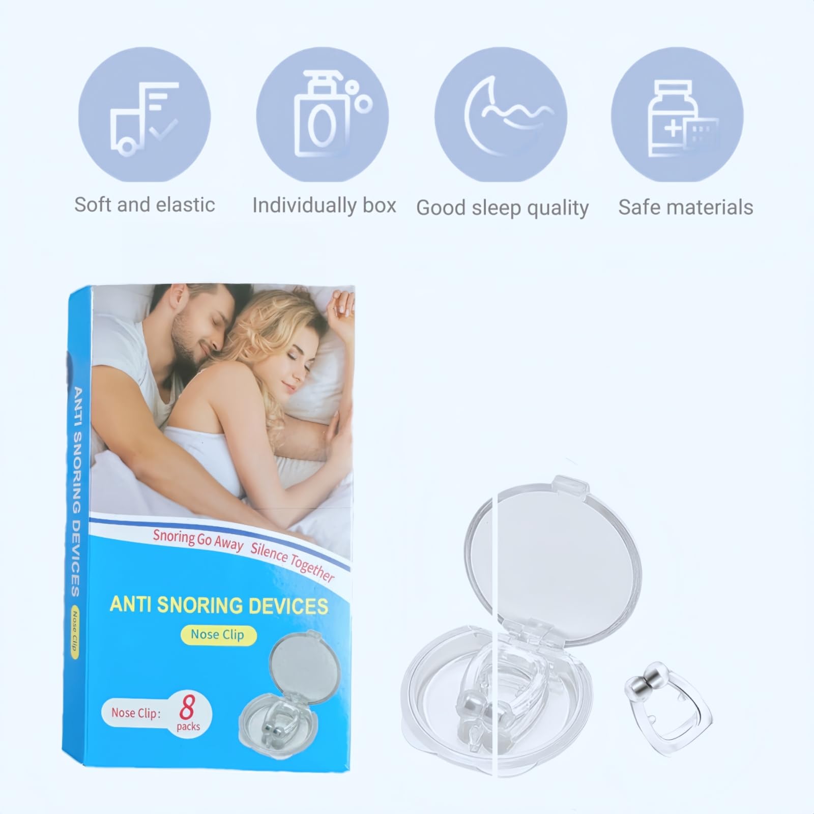 MeetLufly magnetic nose clip design for gentle nasal opening.