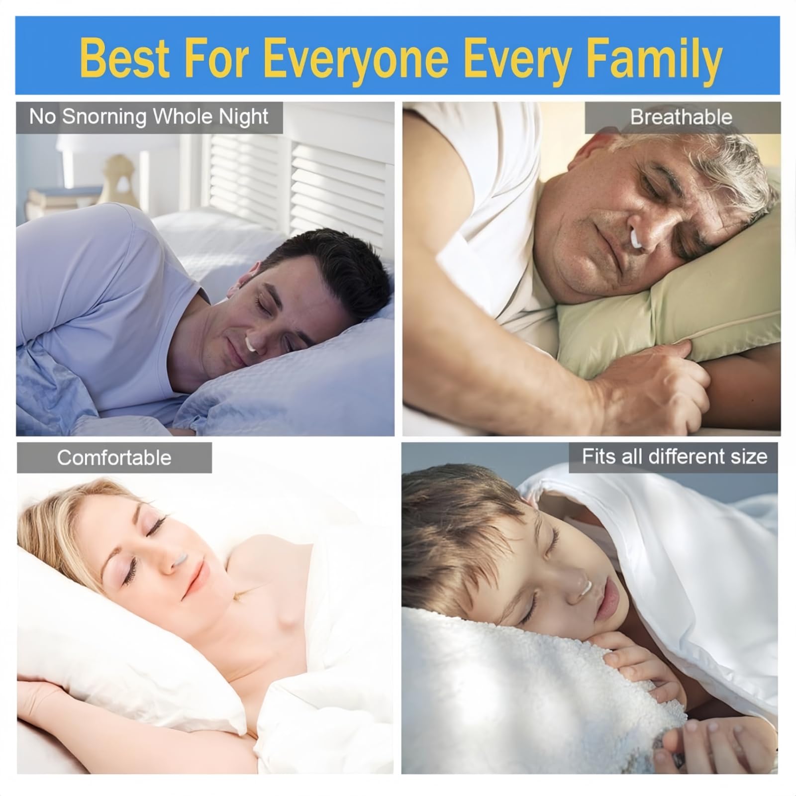 MeetLufly reusable snore device is easy to clean and store.