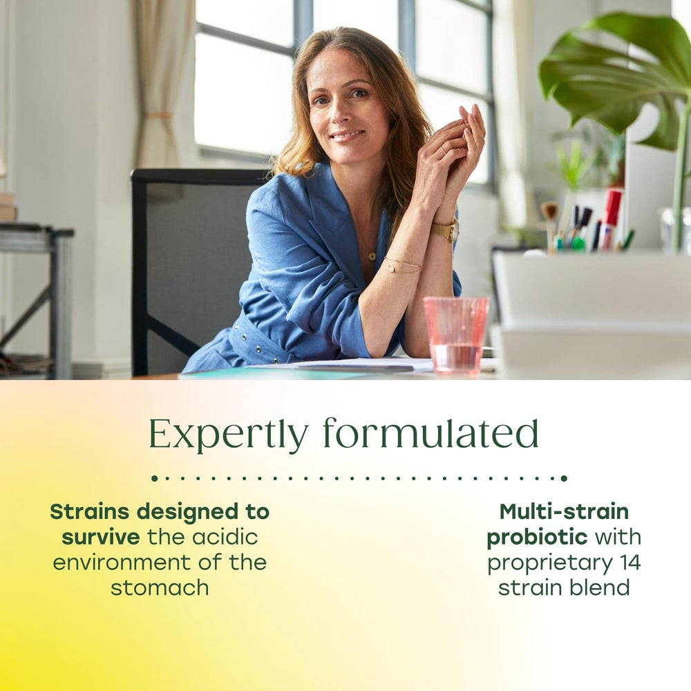 MegaFood MegaFlora Probiotic Plus vegetarian capsules for plant-based wellness routines.