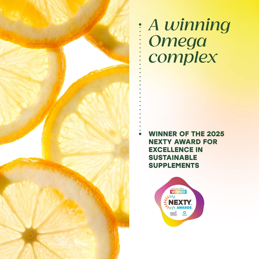 MegaFood algae oil visual representing fish-free omega sources