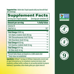 MegaFood Vegan Omega 3 6 9 capsules closeup for convenient daily use