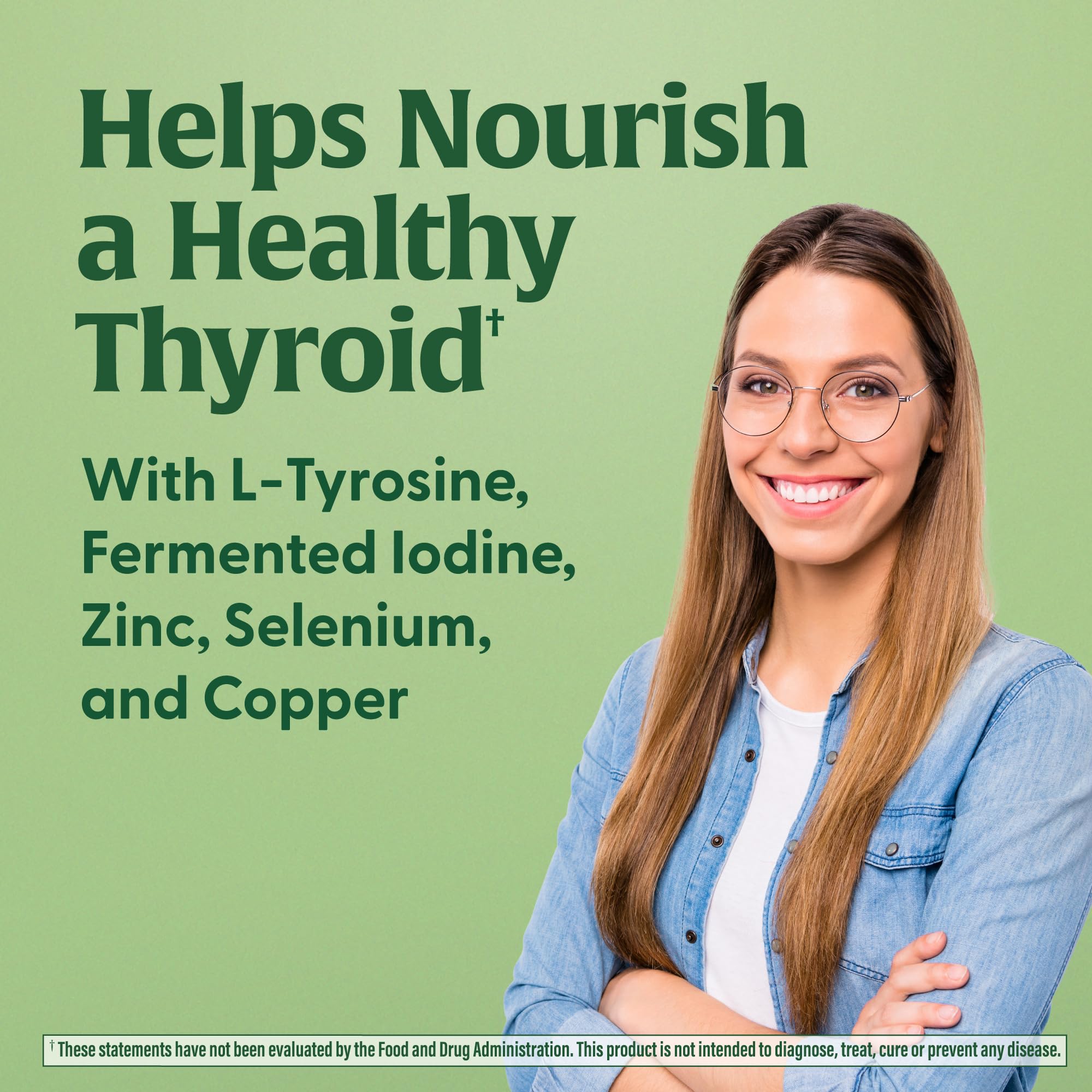 MegaFood Thyroid Strength ashwagandha label highlight traditional herb for energy and focus