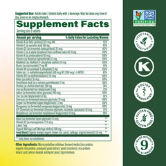 MegaFood Baby & Me 2 two-tablet serving shown for daily nutrition