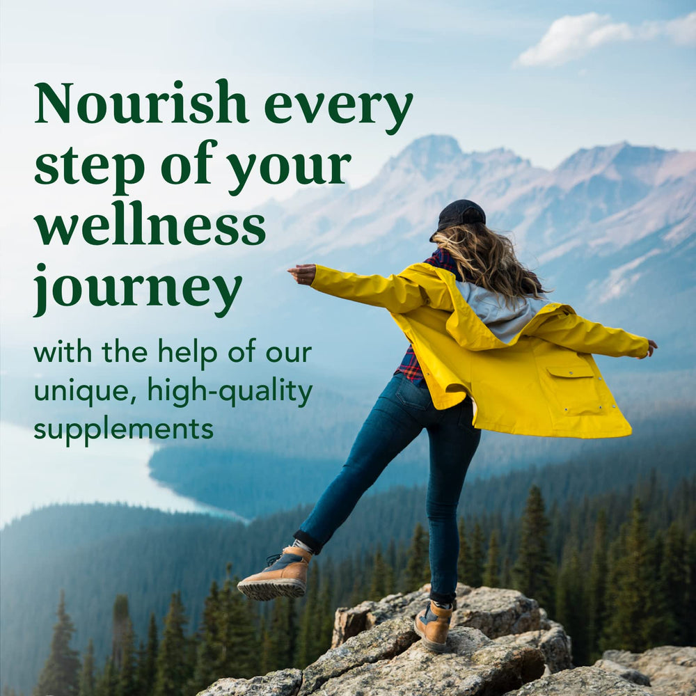 MegaFood bottle in wellness setup suggesting bone and heart health support