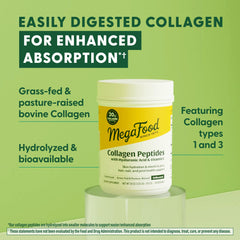 MegaFood Collagen Peptides mixed into smoothie for daily protein and joint support.