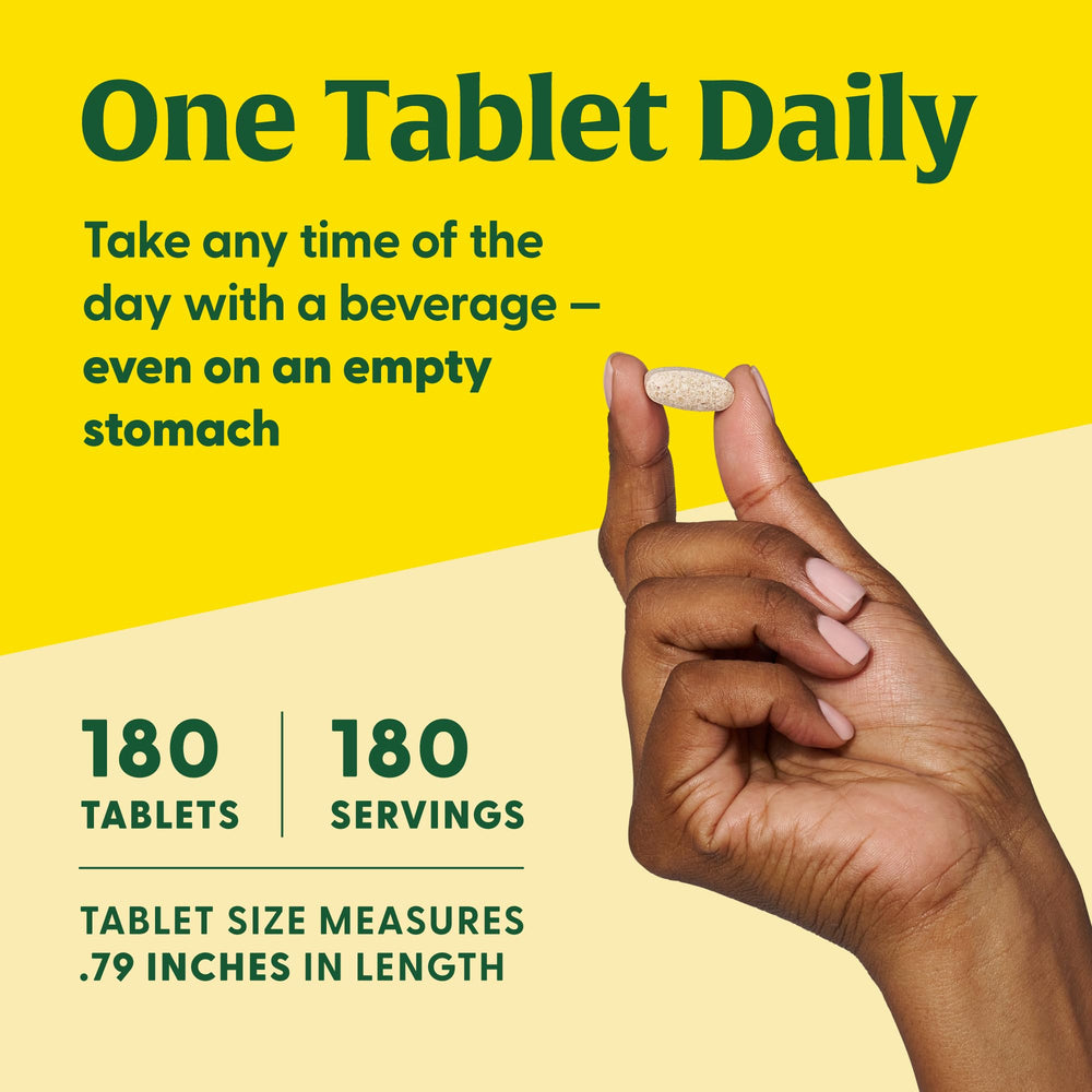 Close-up of brown rice and other ingredients in MegaFood Complex C.