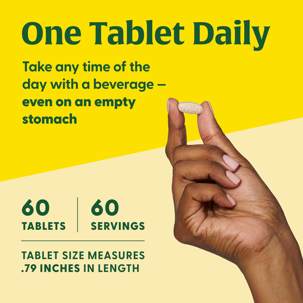 MegaFood Complex C label close-up showing gluten-free certification for sensitive diets.