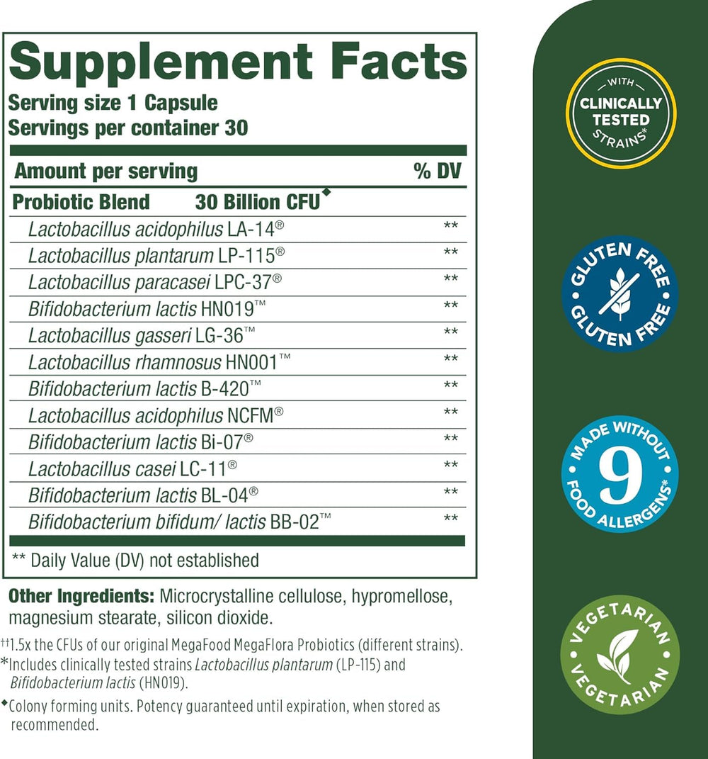 MegaFood blister-pack on the go supports portable digestive care.