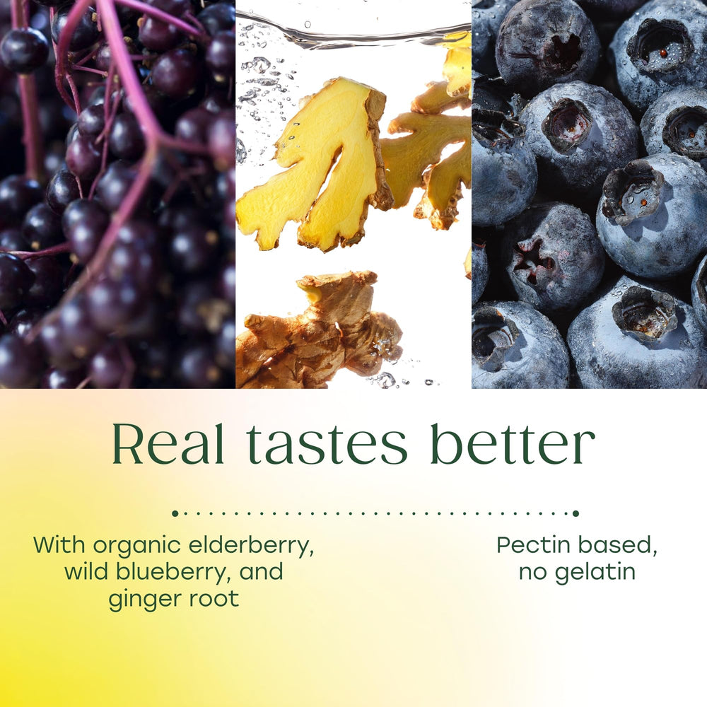 MegaFood Elderberry Gummies for kids and adults, ideal for family wellness routines.