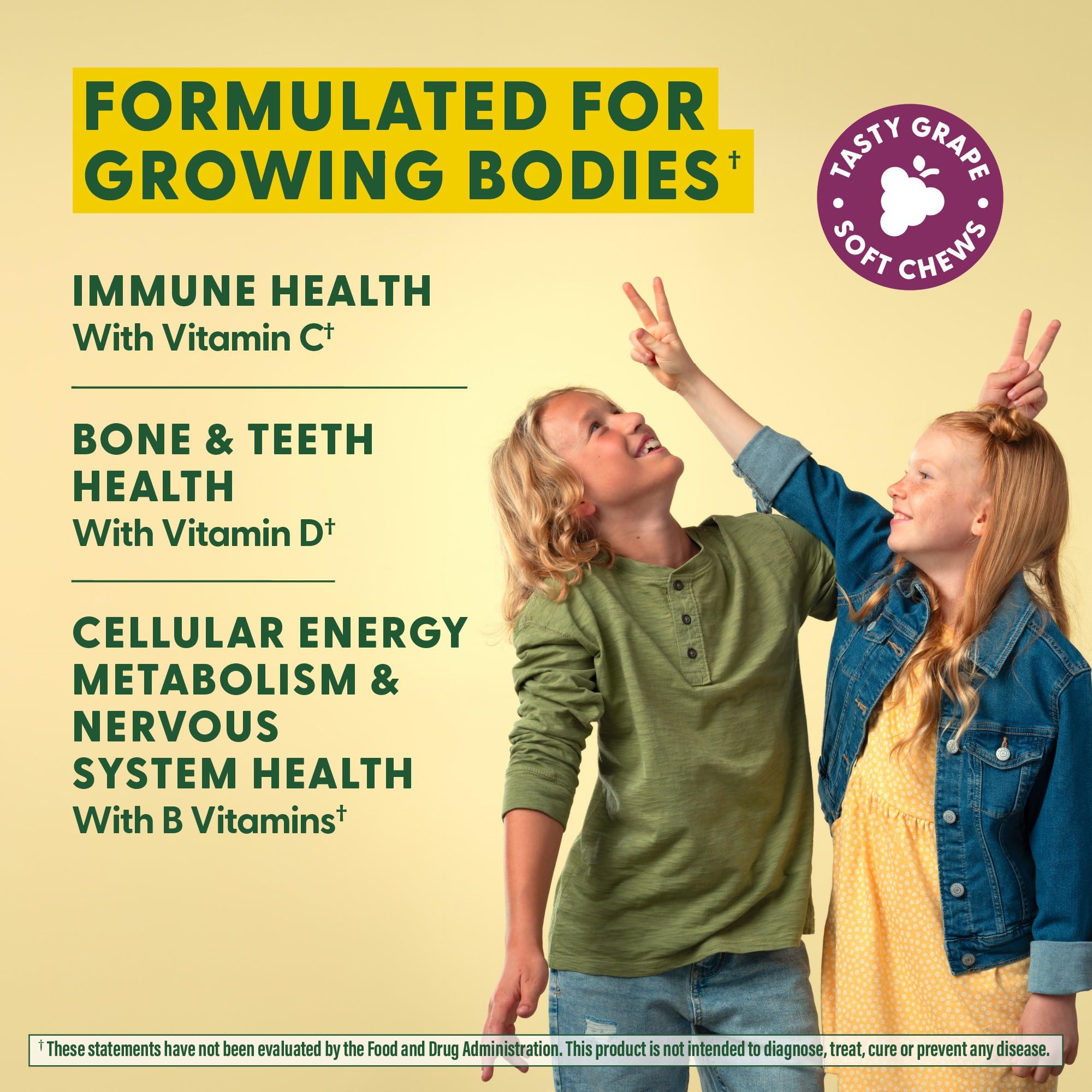 MegaFood Kids One Daily ingredients panel shows essential vitamins and minerals.