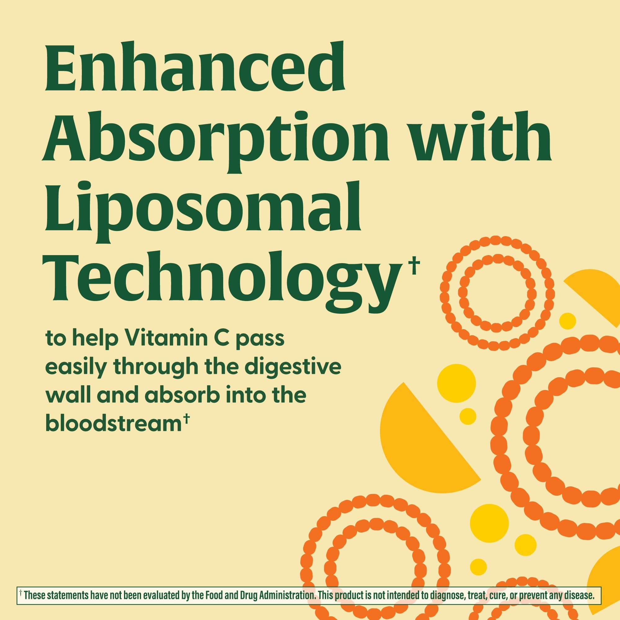 MegaFood Liposomal Vitamin C bottle with glass suggesting easy daily intake