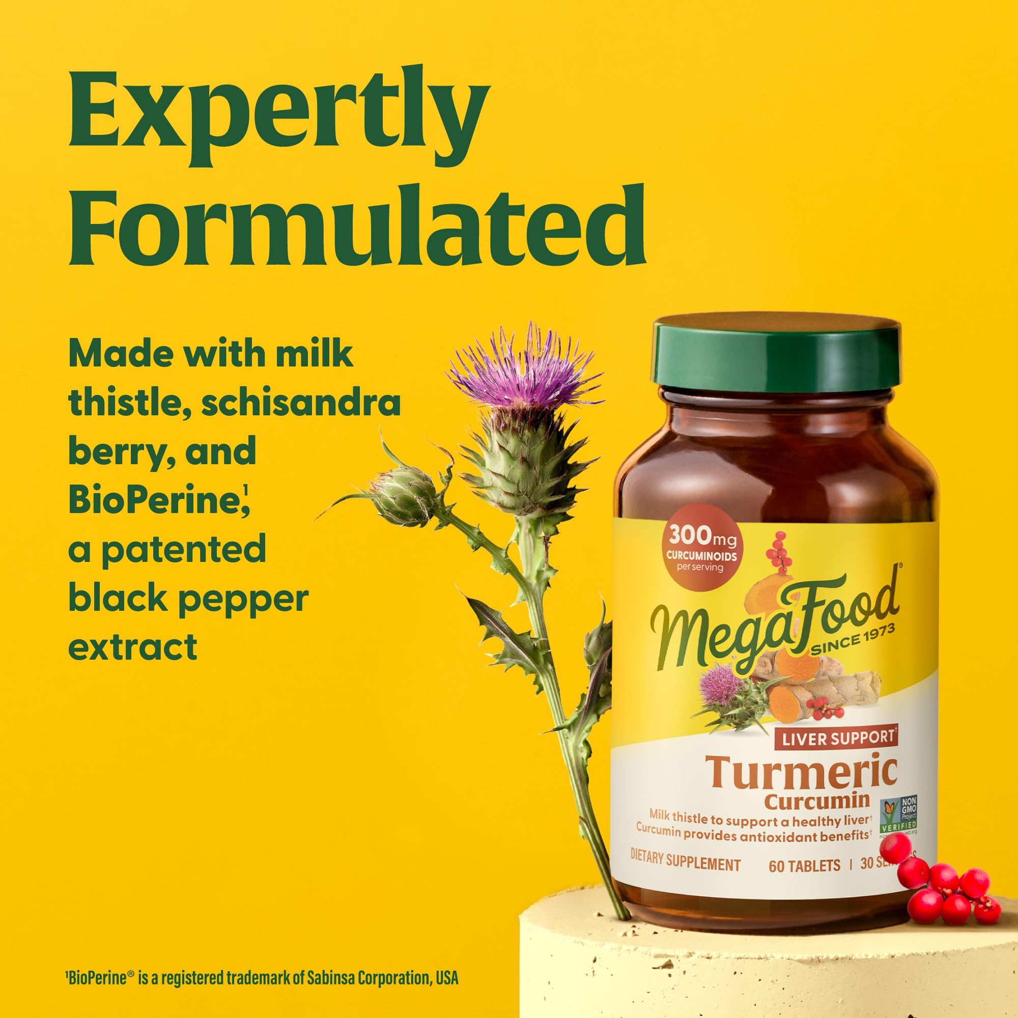 MegaFood Milk Thistle seed extract component featured in the blend.