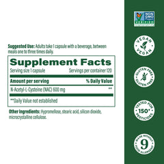 MegaFood NAC glutathione support close-up for cellular health