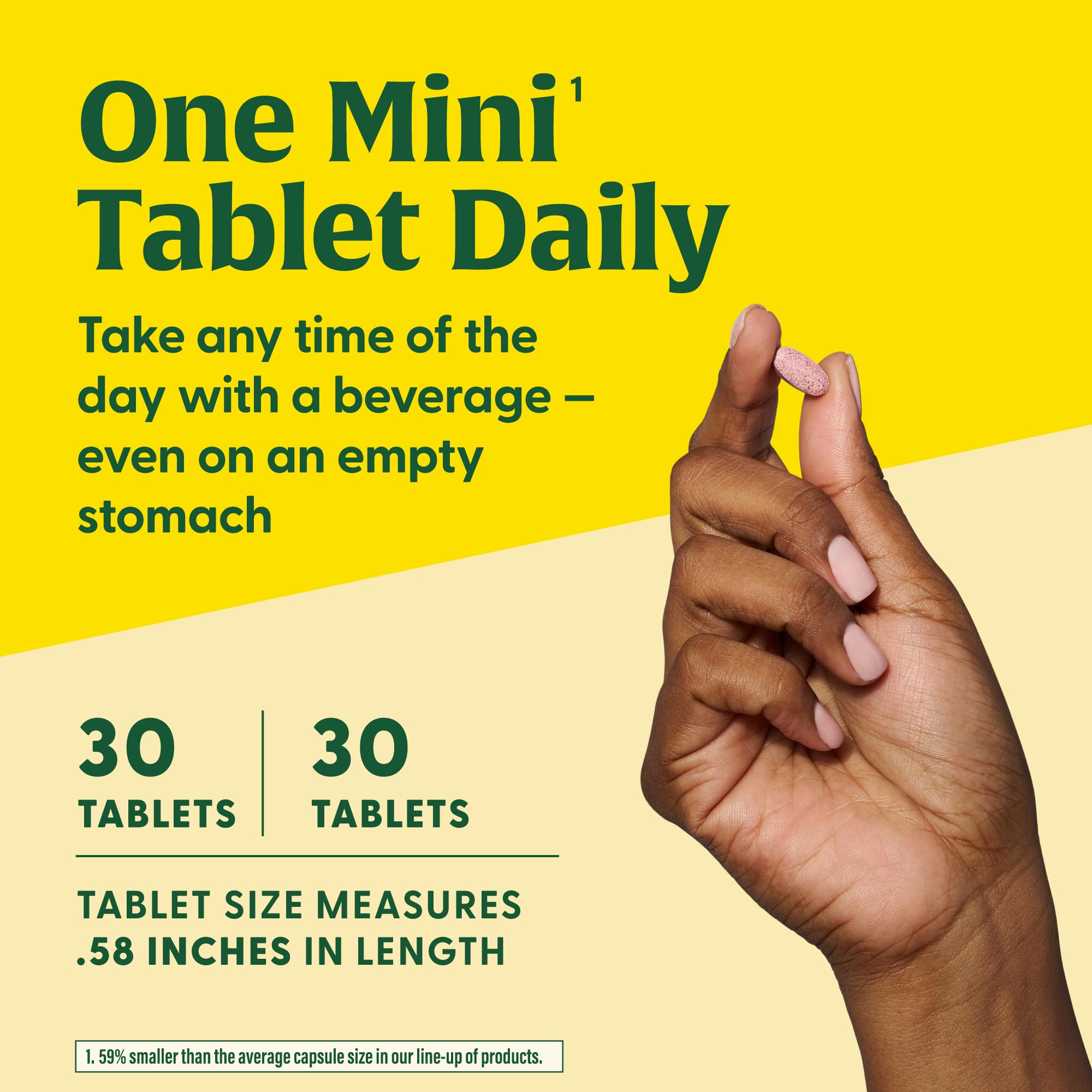 MegaFood packaging featuring eco-friendly farm-partner messaging